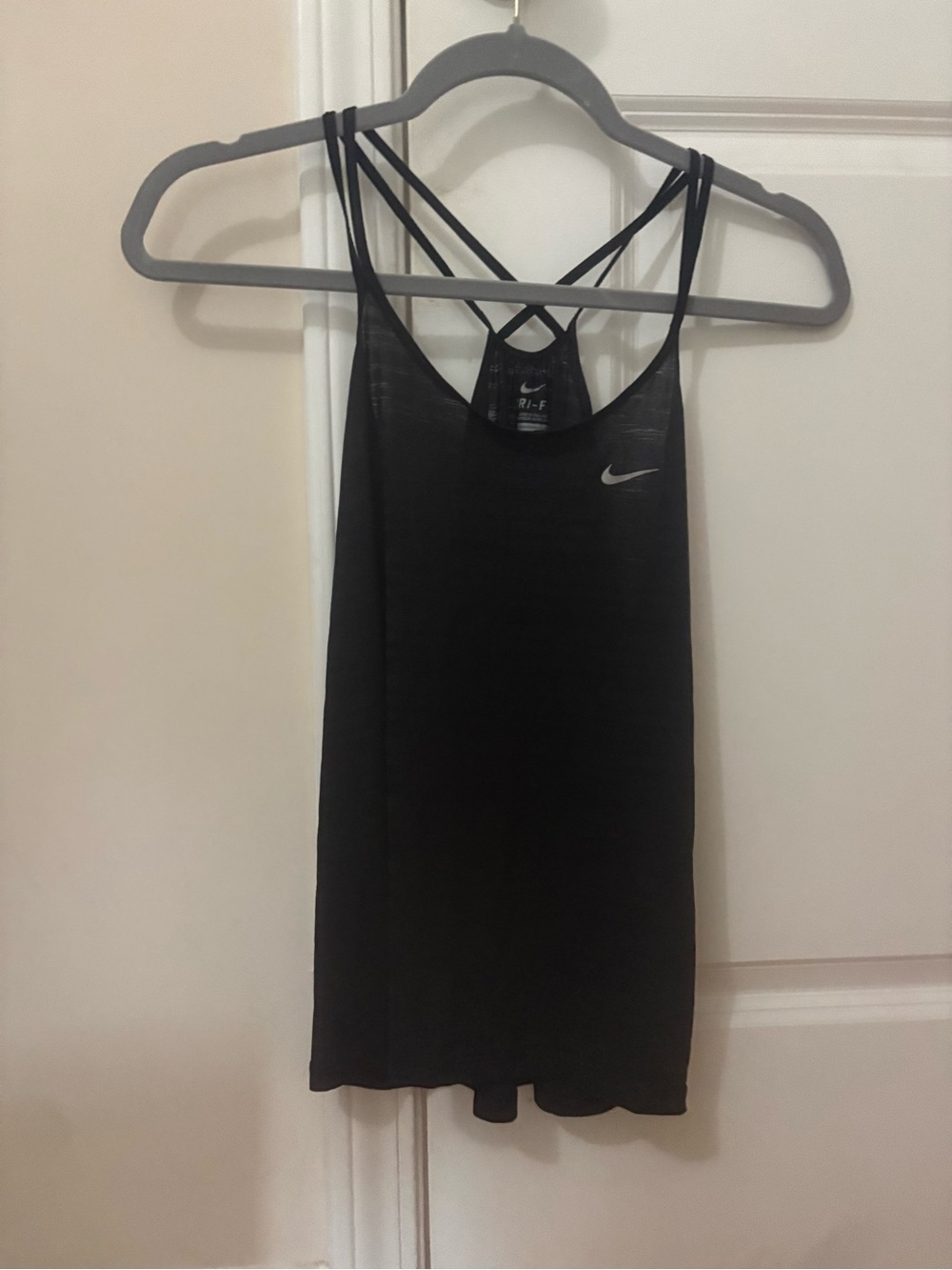 Nike Black Strappy Racerback Tank Top